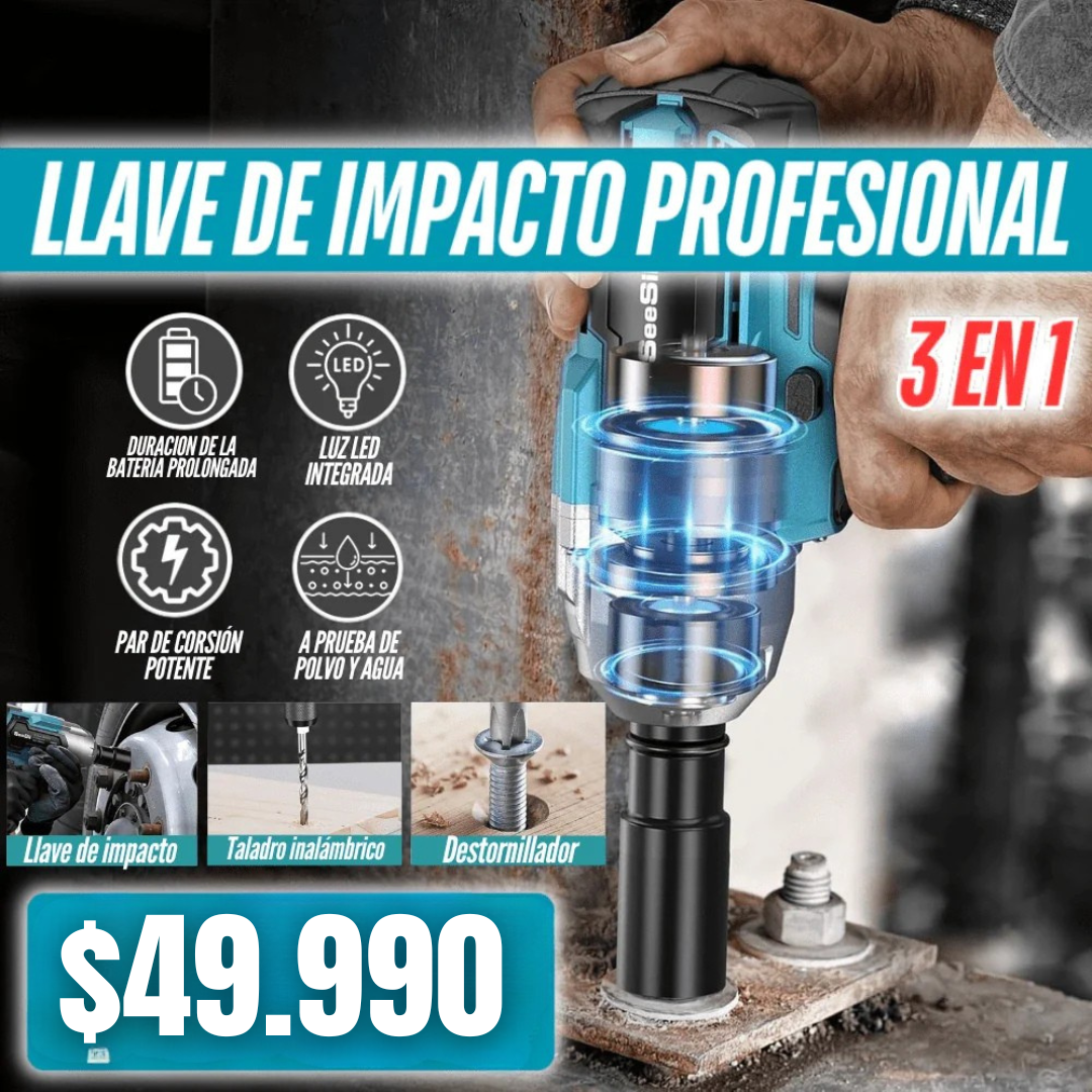 LLave de Impacto Professional 3 en 1